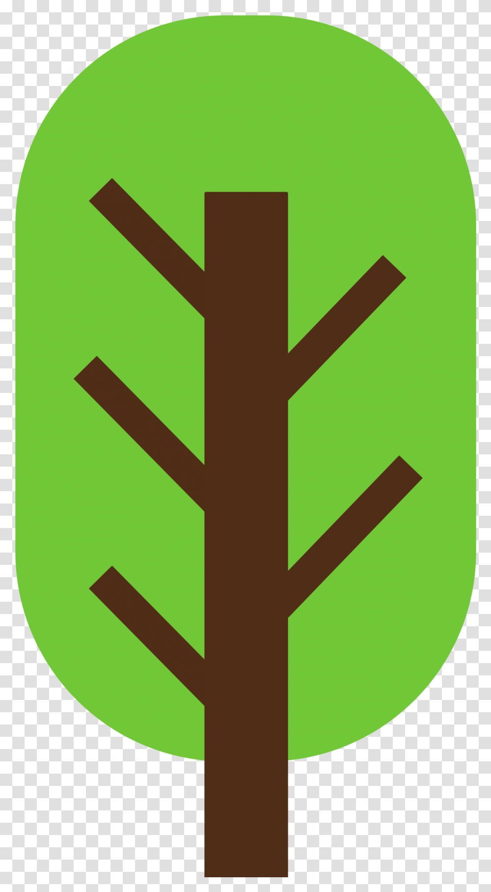 Grassleafsymbol Tree Square Icon, Cross, Logo, Trademark, Armor Transparent Png