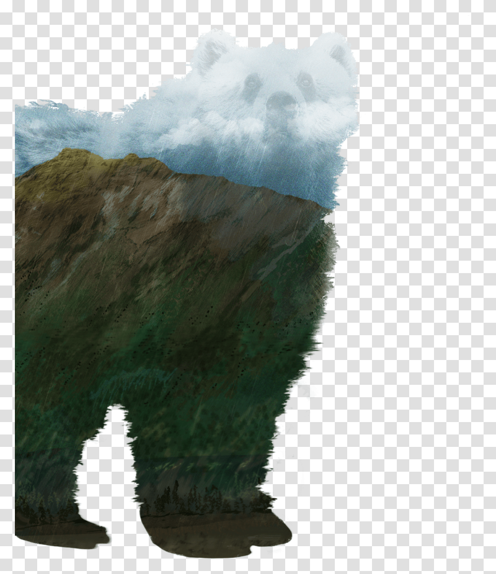 Grassy Hill Painting, Nature, Land, Outdoors, Sea Transparent Png