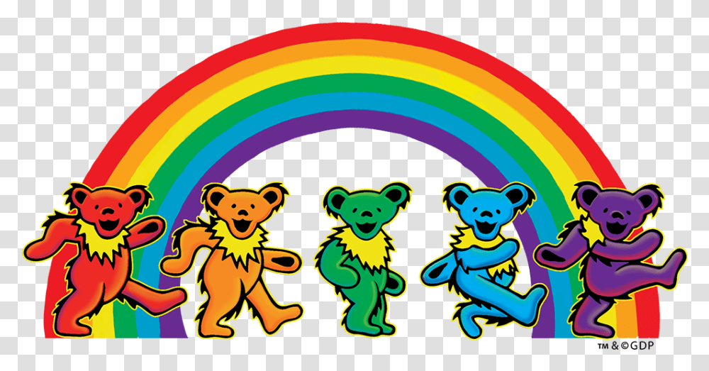 Grateful Dead 5 Dancing Bears Sticker Clipart Grateful Dead Bears, Face, Label, Purple Transparent Png