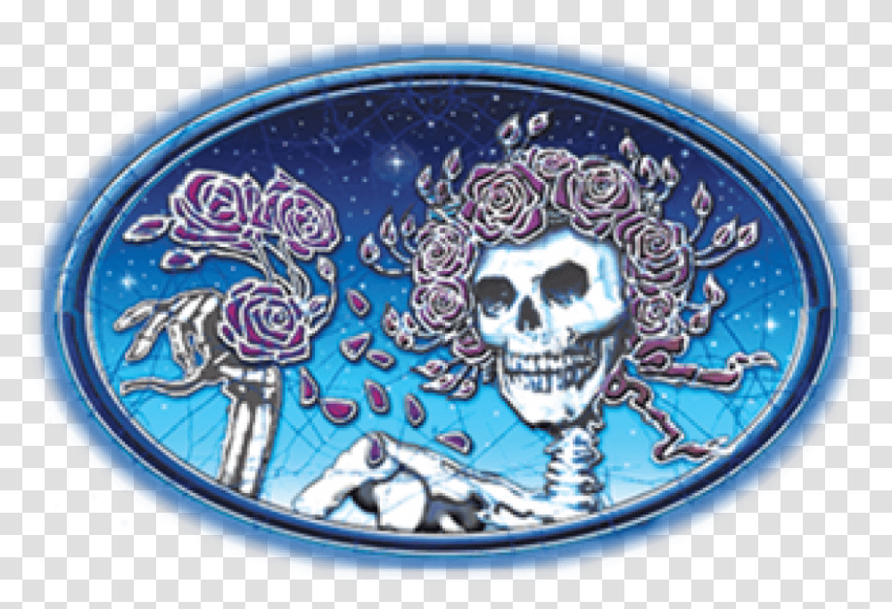 Grateful Dead Bertha Sticker Grateful Dead Skull And Roses, Outdoors ...
