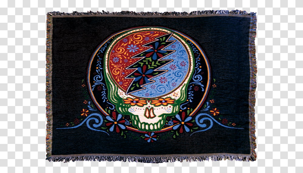 Grateful Dead Blanket, Rug, Pattern, Emblem Transparent Png