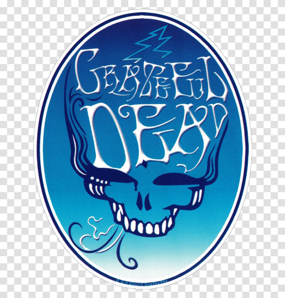 Grateful Dead Blue Smoke Steal Your Face Bumper Sticker Decal Steal Your Face, Logo, Symbol, Trademark, Label Transparent Png