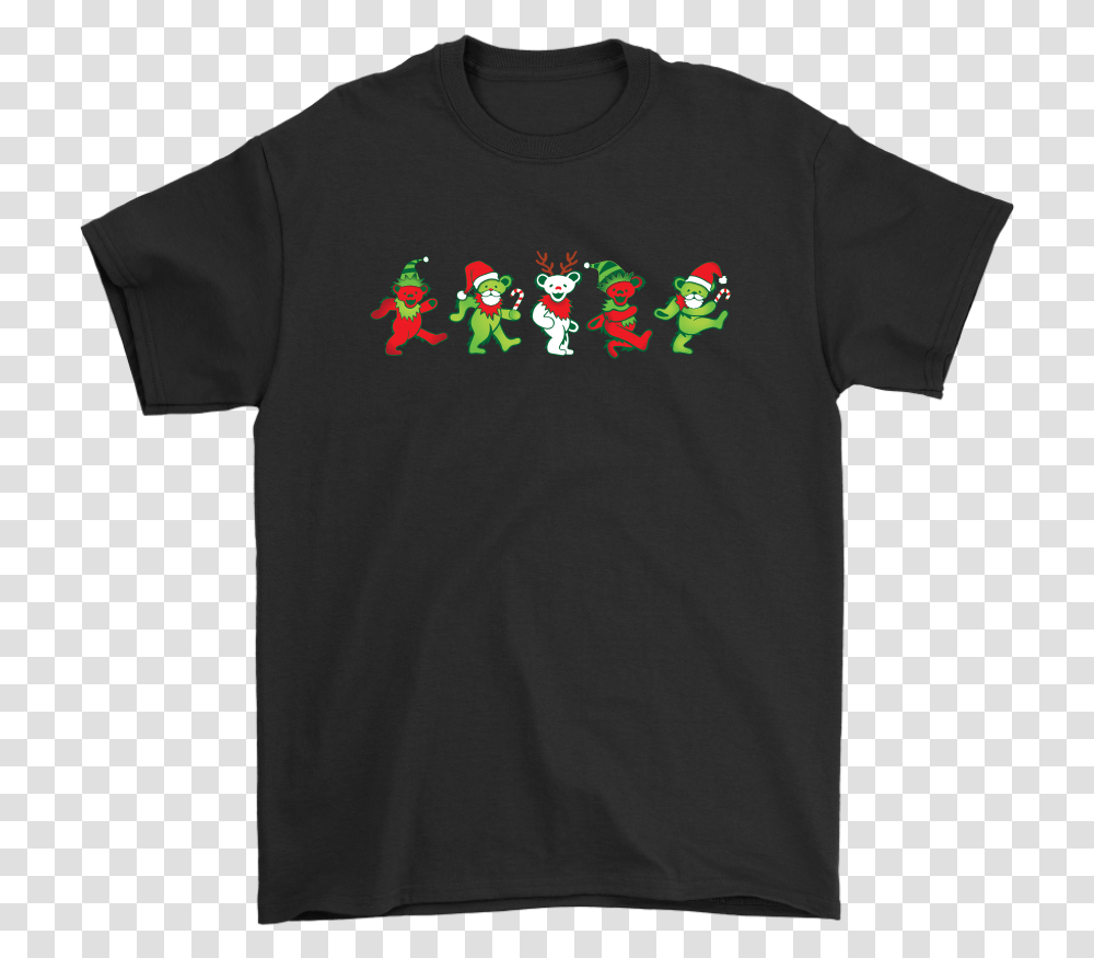 Grateful Dead Jingle Jerry Bears Greeting Christmas Epic T Shirt Of Ganking, Apparel, T-Shirt, Sleeve Transparent Png