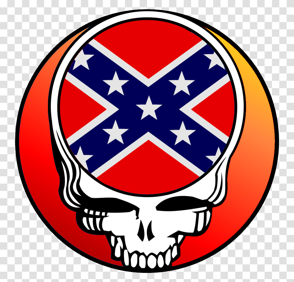 Grateful Dead Logo Dixie Skull Free Images, Trademark, Emblem, Dynamite Transparent Png