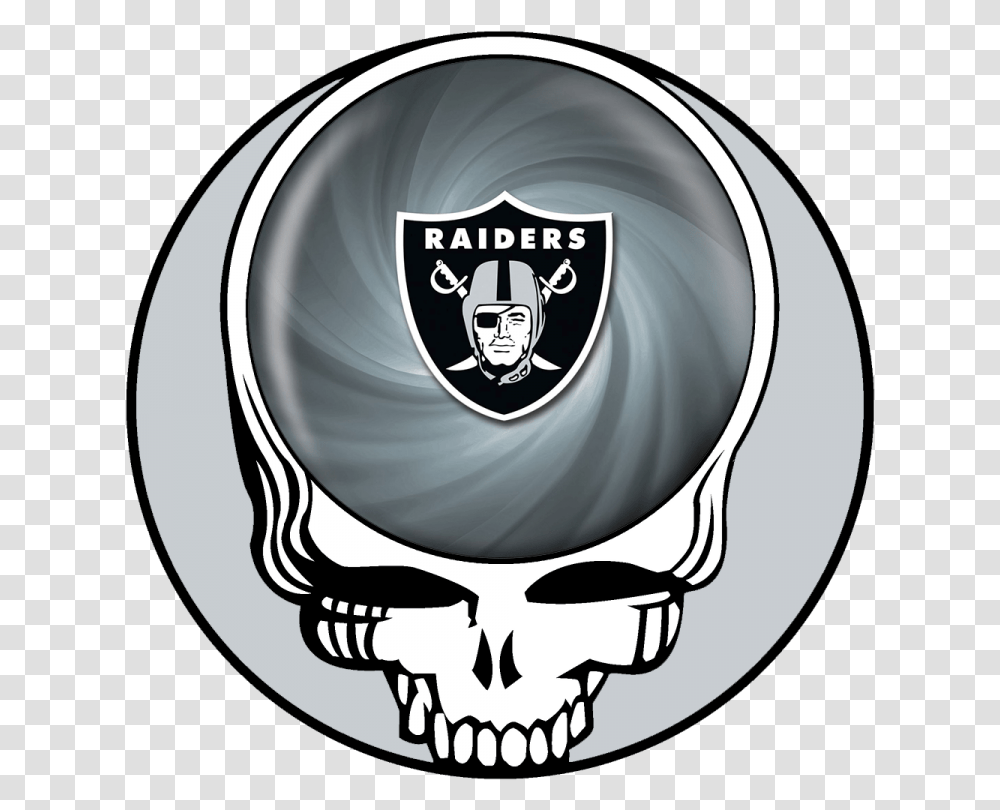 Grateful Dead Logo Oakland Raiders, Emblem, Hand, Trademark Transparent Png