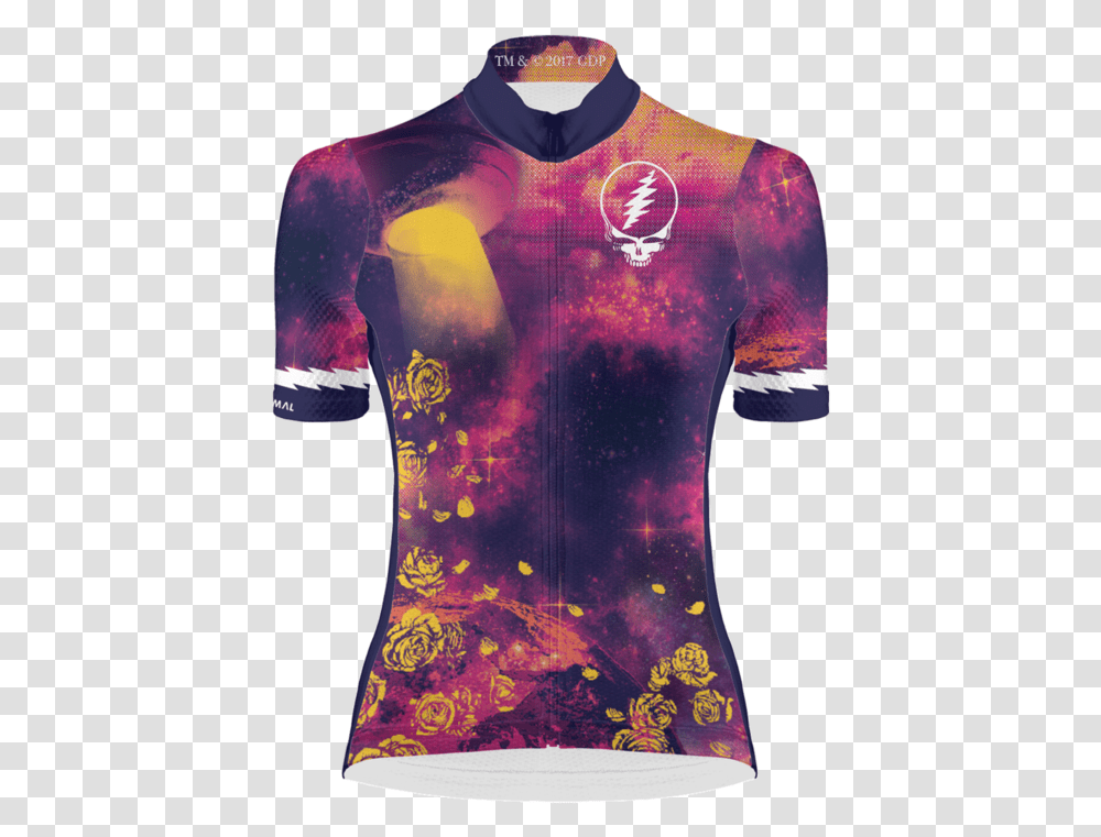 Grateful Dead Outta This World Women's Helix Cycling Long Sleeved T Shirt, Apparel, Jersey, Person Transparent Png