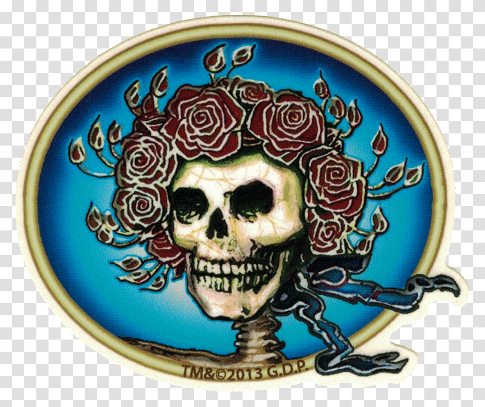 Grateful Dead Skull Grateful Dead Sticker Ideas, Logo, Trademark, Emblem Transparent Png
