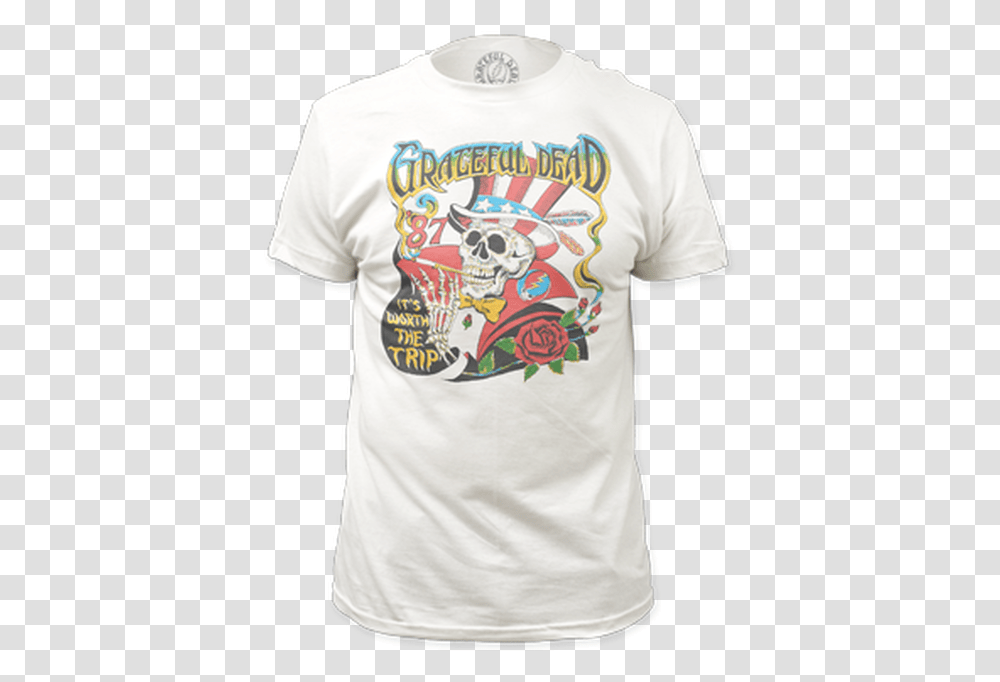 Grateful Dead Worth The Trip T Shirt, Apparel, T-Shirt, Person Transparent Png