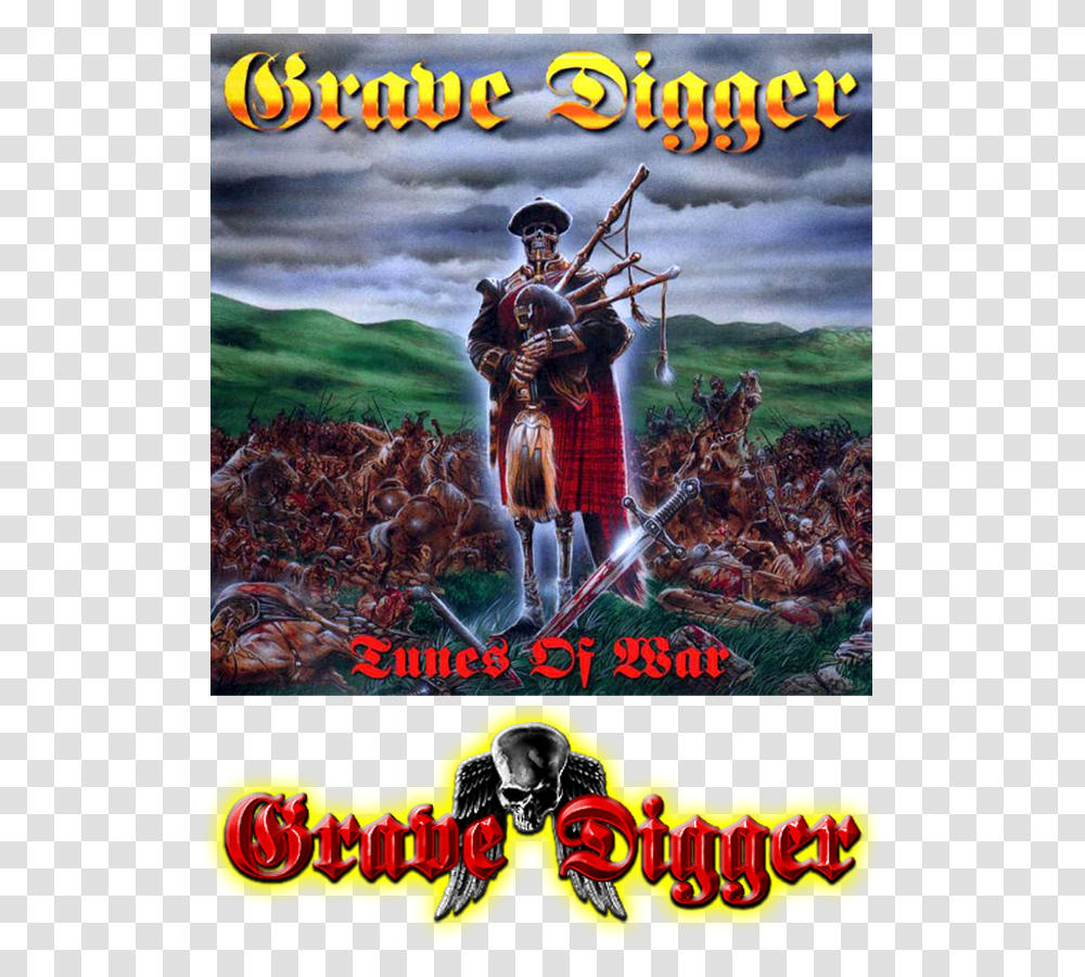 Grave Digger Grave Digger Tunes Of War, Poster, Advertisement, Person, Human Transparent Png