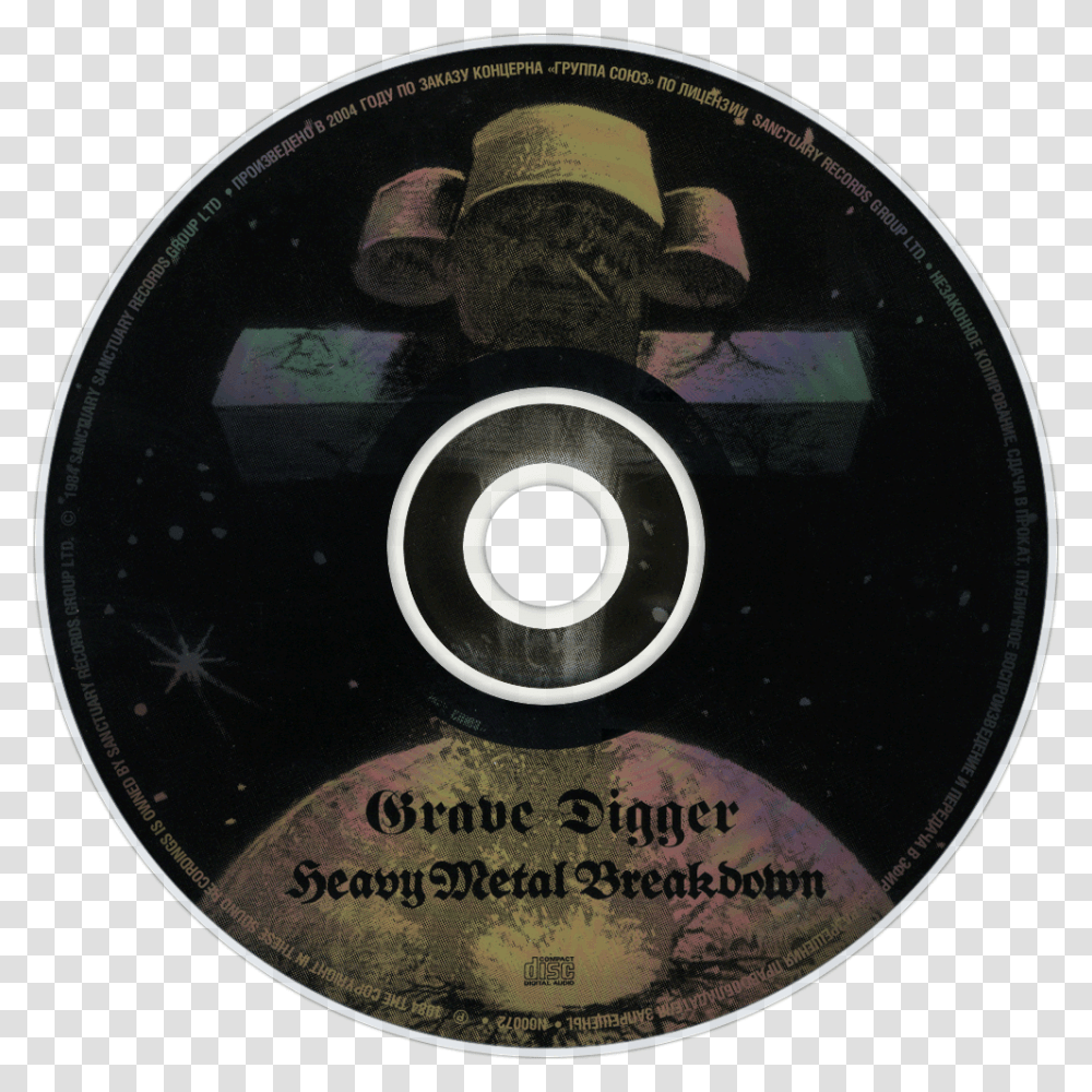 Grave Digger Heavy Metal Breakdown, Disk, Dvd Transparent Png