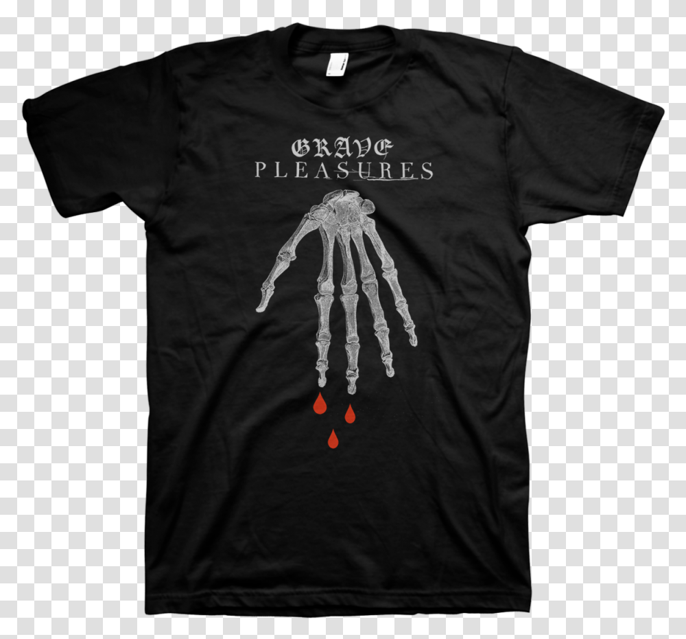 Grave Pleasures Skeleton Hand Architects All Our Gods Have Abandoned Us T Shirt, Apparel, T-Shirt Transparent Png