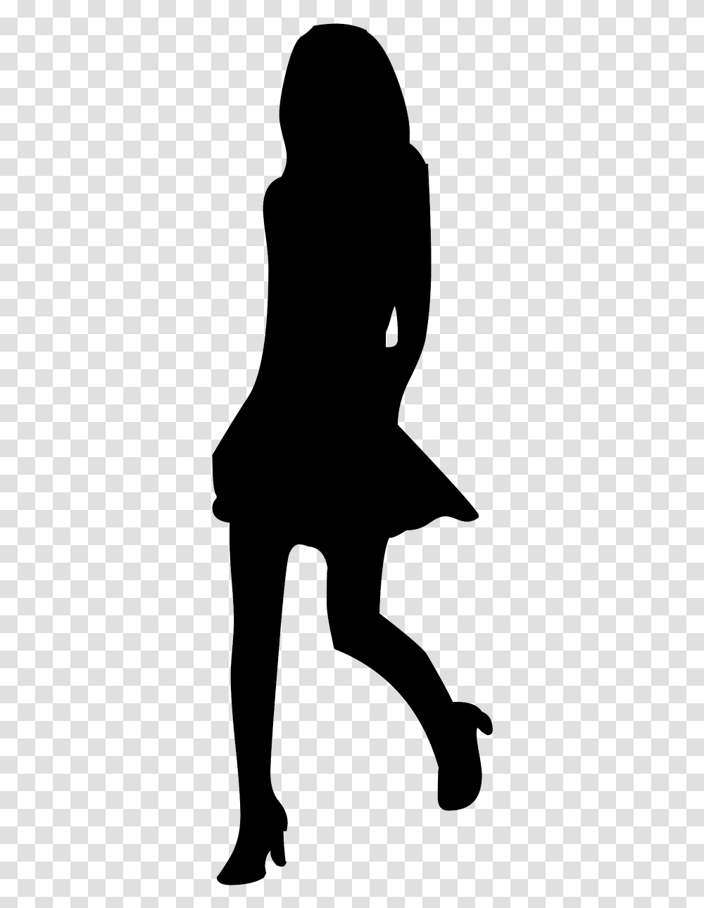 Gravestone Clipart Silhouette Young Woman Silhouette, Plot, Leisure Activities, Star Symbol Transparent Png