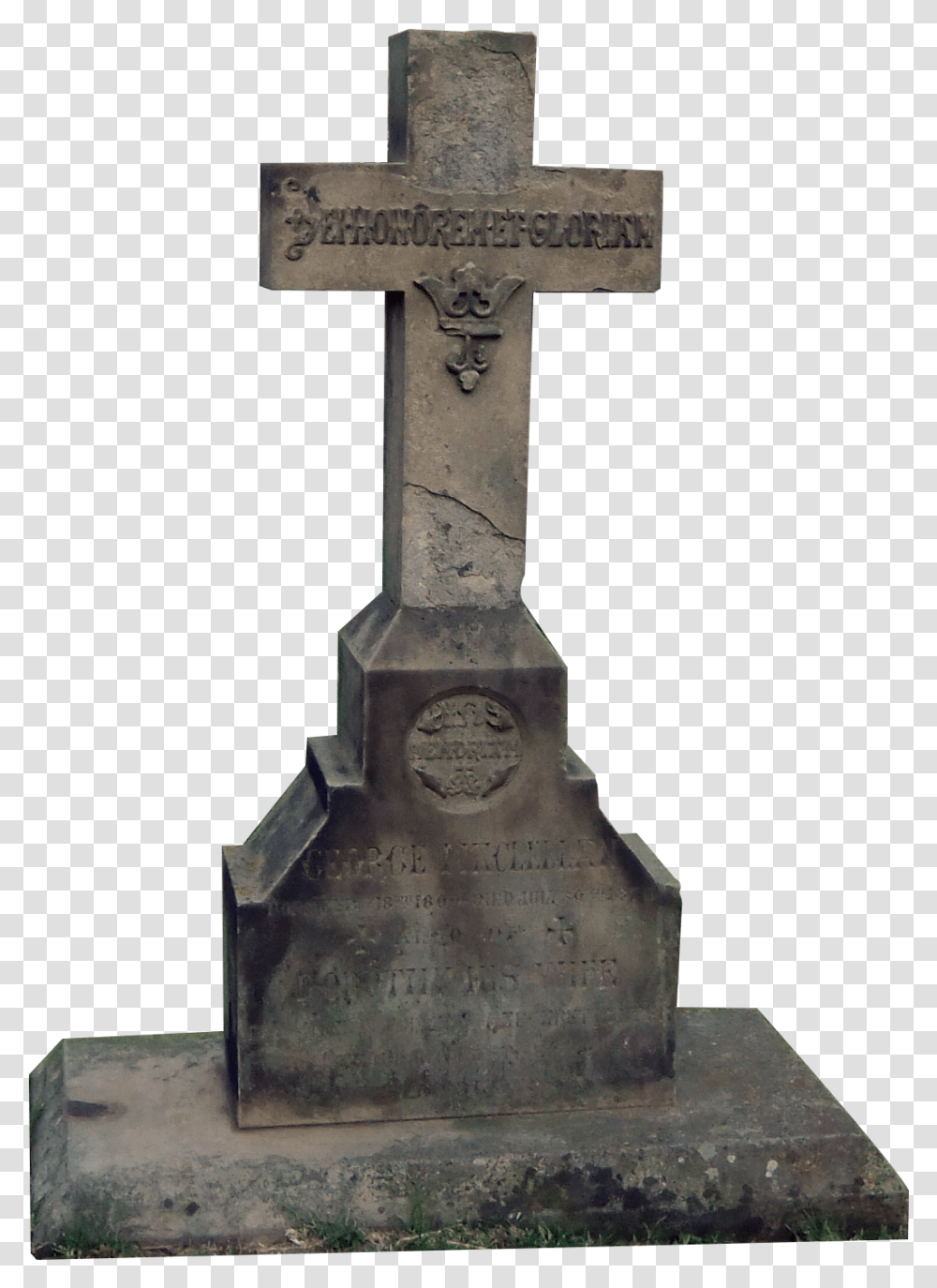 Gravestone Clipart Tombstone Cross Cemetery Cross, Interior Design, Indoors Transparent Png