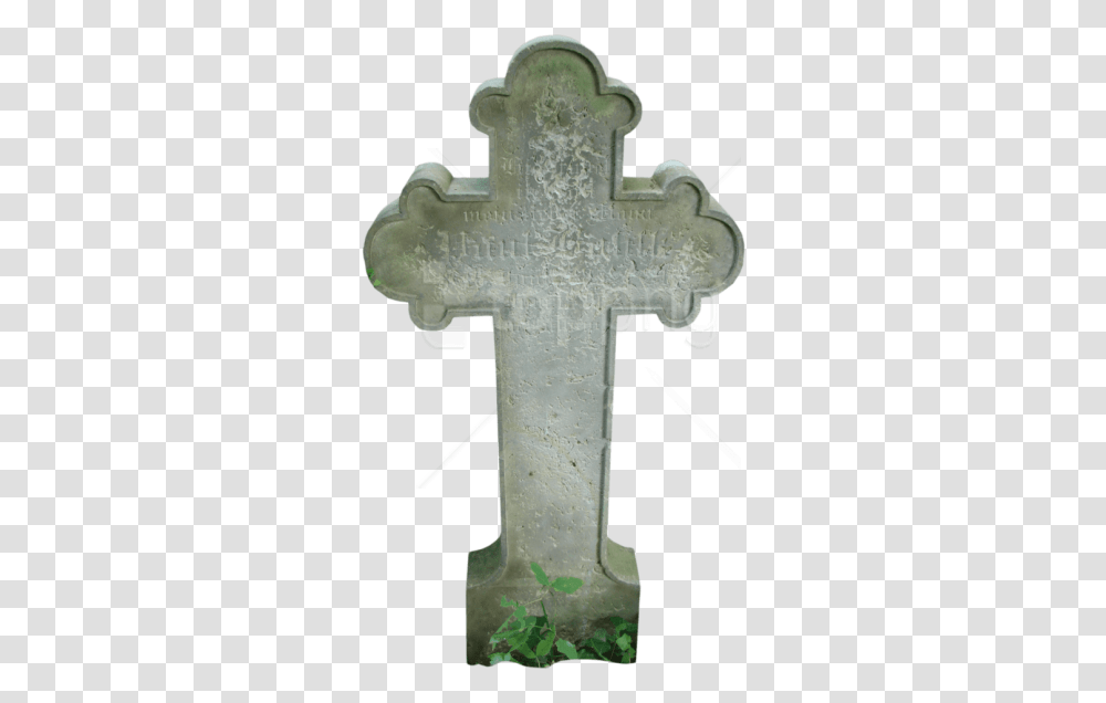 Gravestone, Cross, Crucifix Transparent Png