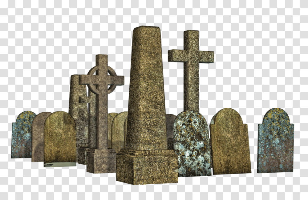 Gravestone, Fantasy, Architecture, Building, Cross Transparent Png