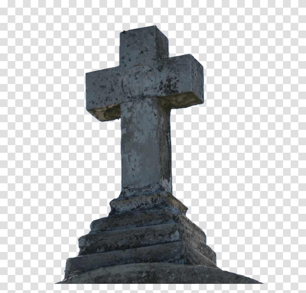 Gravestone Image Tombstone Cross Transparent Png