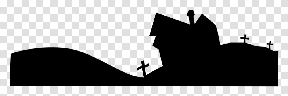 Graveyard Night Spooky Scary Cemetery Dead Cross Graveyard Vector, Gray, World Of Warcraft Transparent Png
