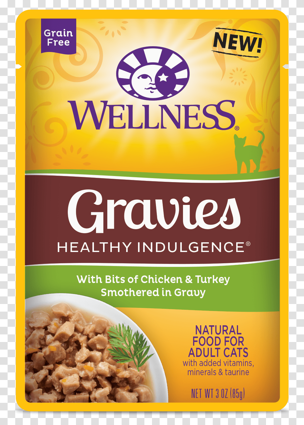 Gravies Chicken And Turkey Wellness Gravies Cat Food, Plant, Tin, Vegetable, Nut Transparent Png