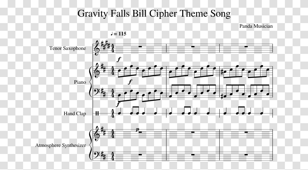 Gravity Falls Full Theme Score, Gray, World Of Warcraft Transparent Png