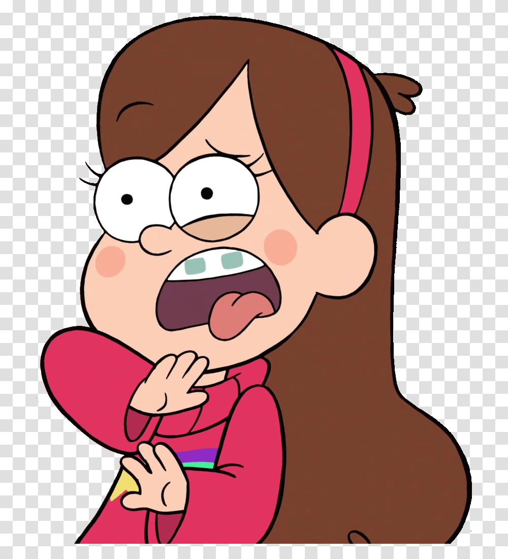 Gravity Falls Mabel, Face, Label, Ear Transparent Png