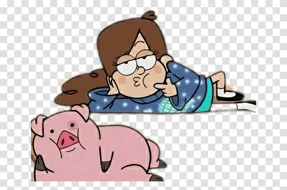 Gravity Falls Mabel Y Pato Clipart Download Mabel Stickers, Outdoors, Water, Nature, Tub Transparent Png