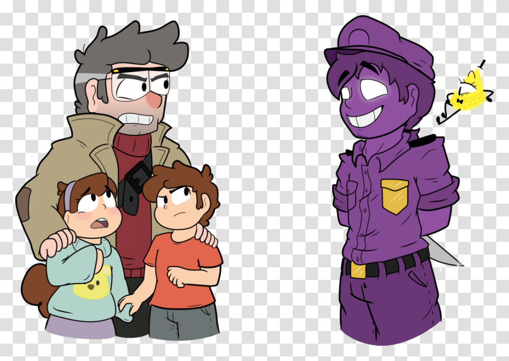 Gravity Falls Purple Guy And Bill Cipher, People, Person, Human, Family Transparent Png