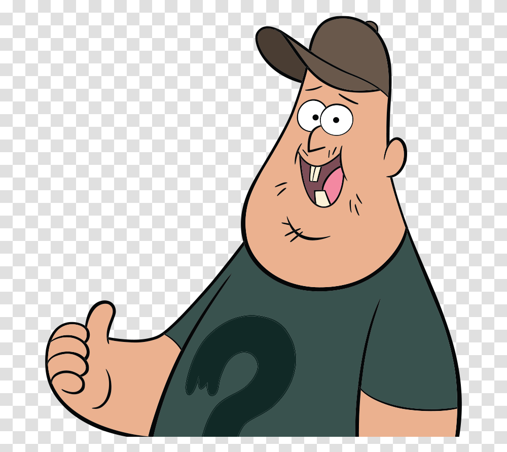 Gravity Falls Soos, Face, Mouth, Lip Transparent Png