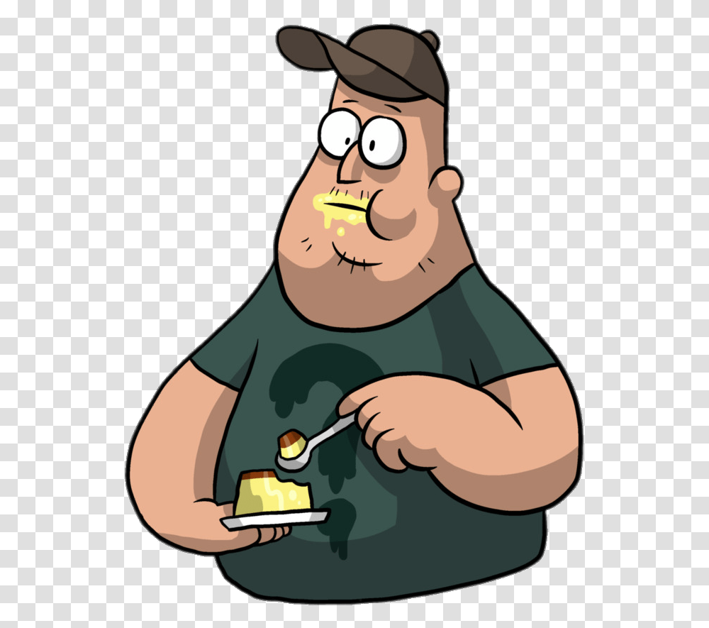 Gravity Falls Soos Ramirez Eating Pie Soos From Gravity Falls, Outdoors, Face, Food, Plant Transparent Png