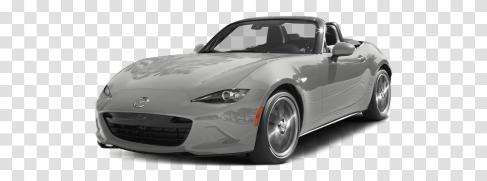 Gray 2019 Mazda Mx 5 Miata Mazda Mx, Car, Vehicle, Transportation, Convertible Transparent Png