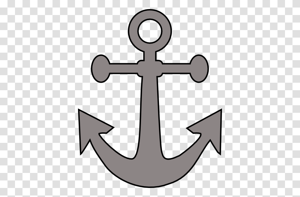 Gray Anchor Clip Art, Cross, Hook Transparent Png