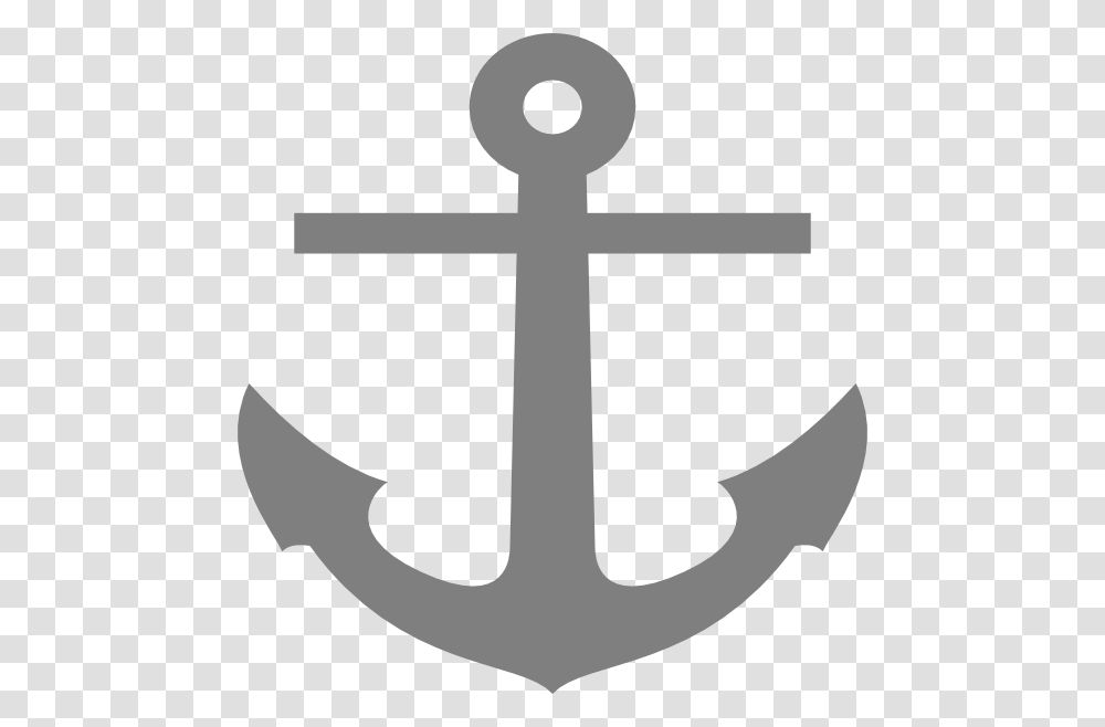 Gray Anchor Svg Clip Arts Navy Blue Anchor, Cross, Hook, Axe Transparent Png