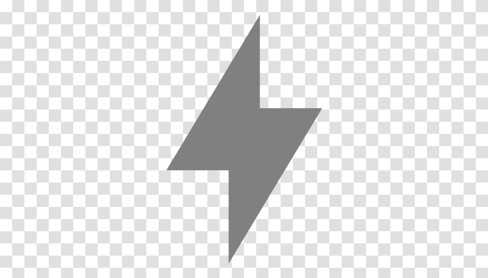 Gray Bolt Icon Free Gray Lightning Bolt Icons Lightning Bolt Icon Dark Blue, Triangle, Text, Symbol, Arrowhead Transparent Png