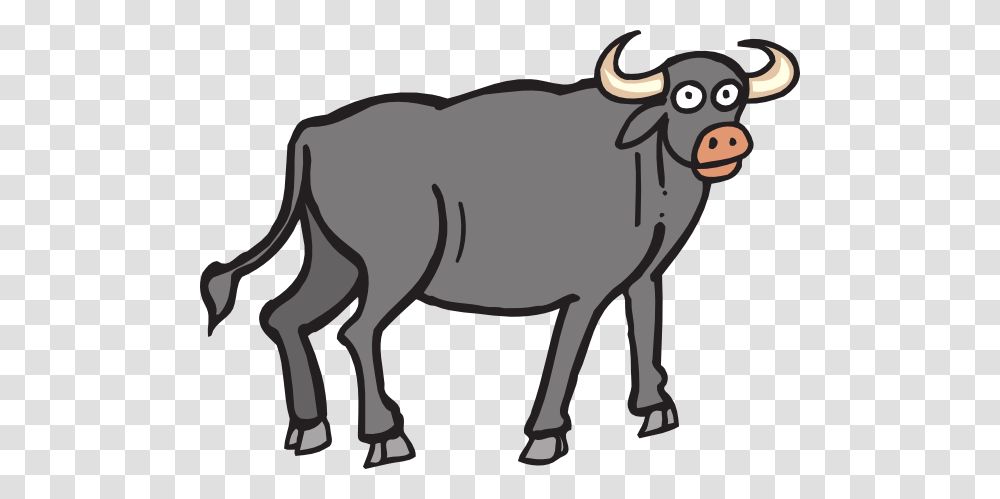 Gray Bull Clip Arts Download, Mammal, Animal, Ox, Cattle Transparent Png