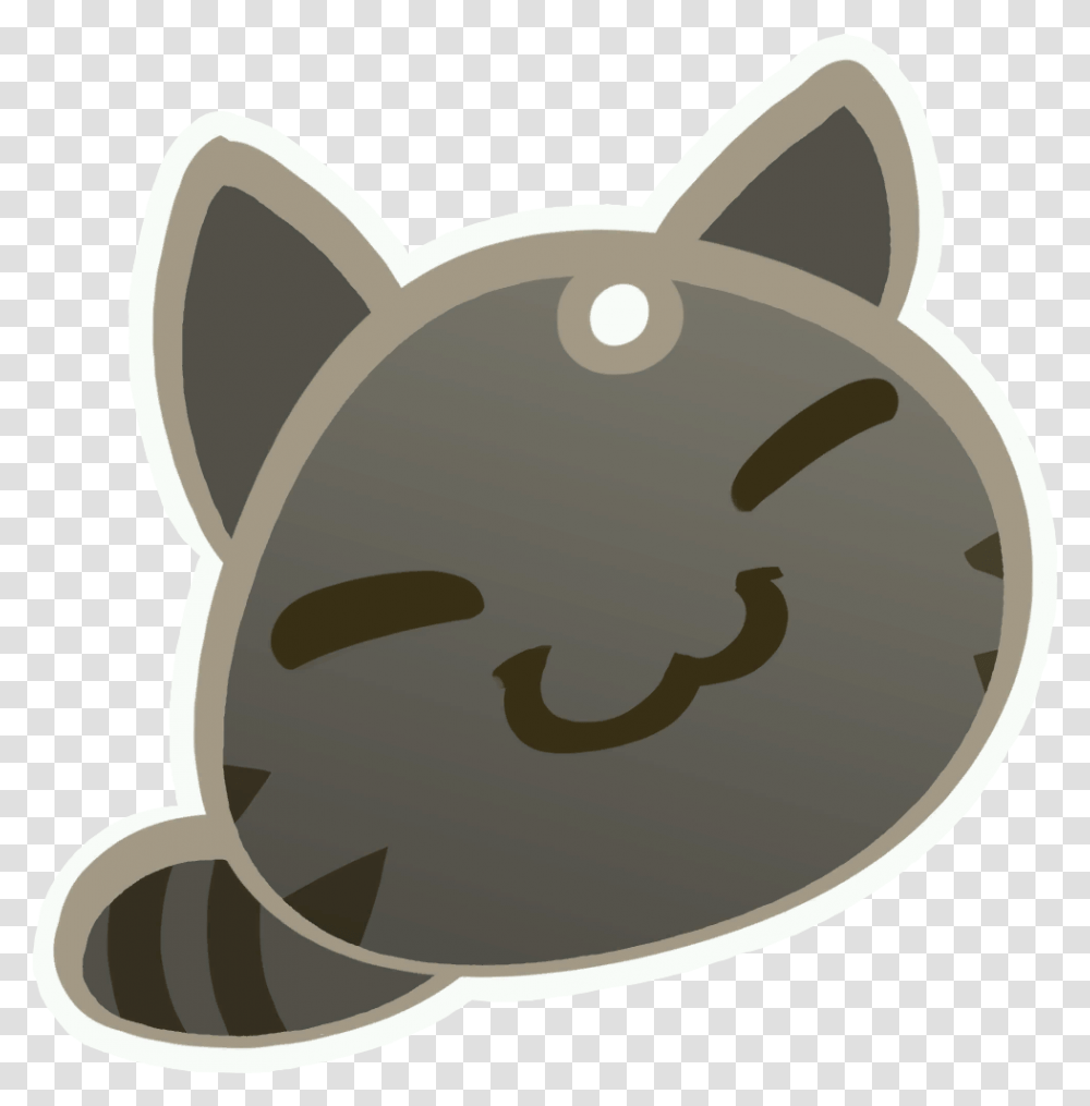 Gray Cat Slime Rancher Cat Slime, Piggy Bank, Animal, Label Transparent Png