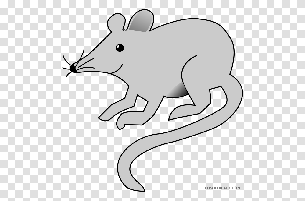 Gray Clipartblack Com Free Black White Images Clipart Image Of Rat, Mammal, Animal, Wildlife, Rodent Transparent Png