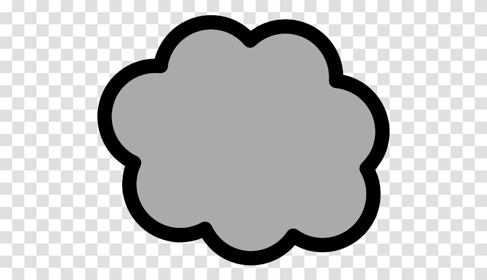 Gray Clouds Clipart 3 By Aaron Cloud Of Smoke Cartoon Nube Rosa, Silhouette, Cushion, Stencil, Text Transparent Png