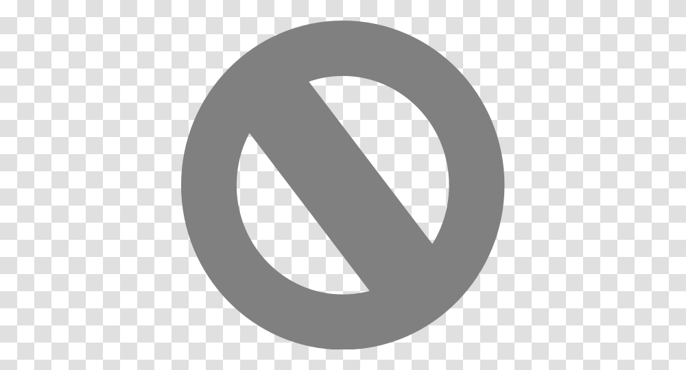 Gray Cross Out, Sign, Road Sign, Stopsign Transparent Png