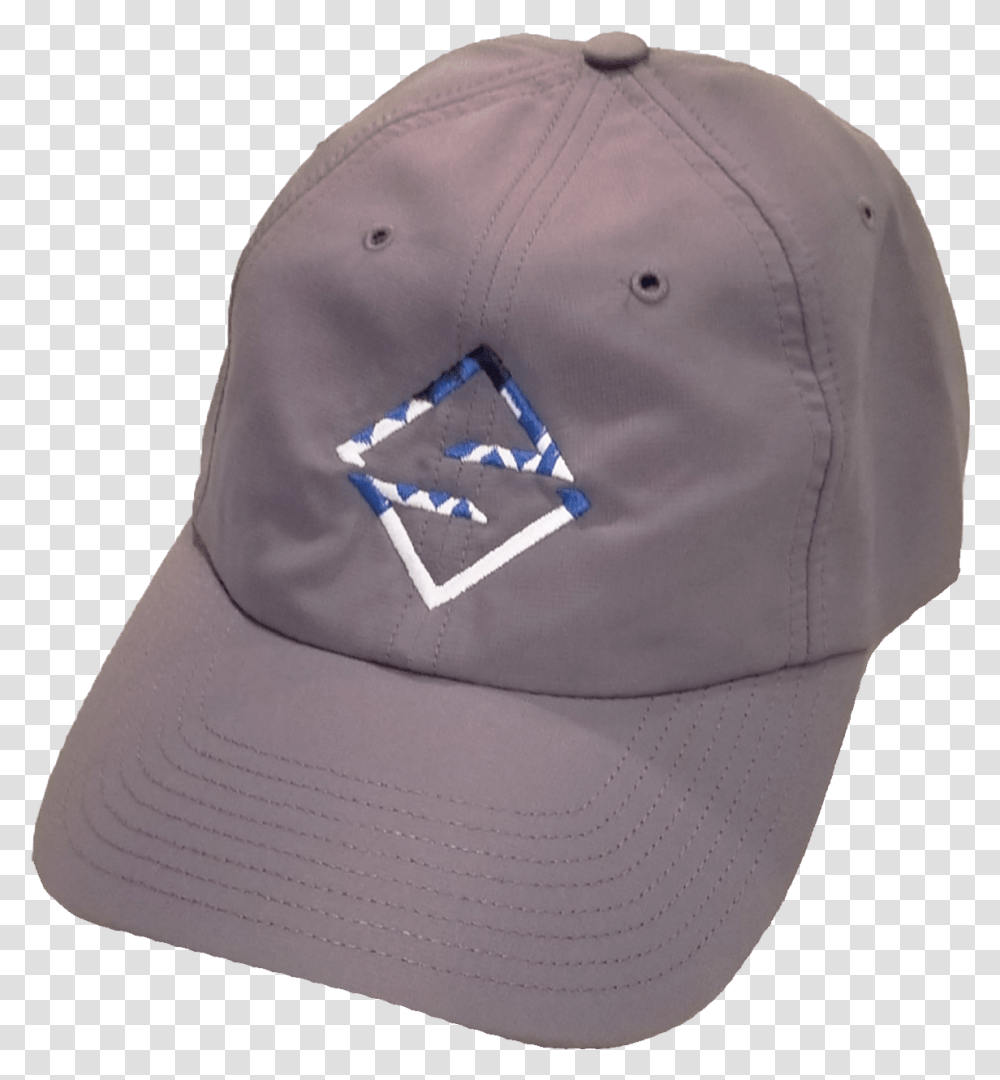 Gray Diamond Logo Hat For Baseball, Clothing, Apparel, Baseball Cap Transparent Png