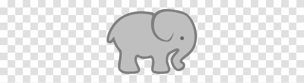 Gray Elephant Outline Clip Art One Day Lil Baby One Day, Mammal, Animal, Wildlife, Aardvark Transparent Png