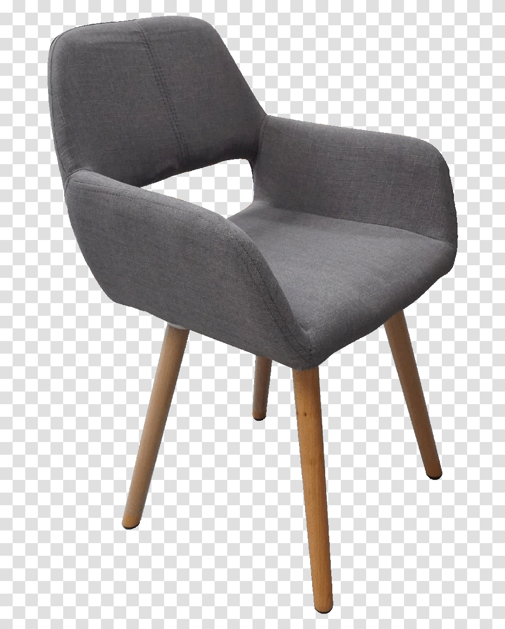 Gray Exhibition Armchair Scandinavian Chair Armchair Chair, Furniture Transparent Png