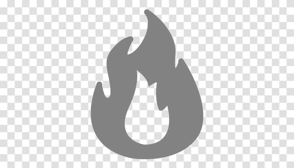 Gray Fire 2 Icon Black Fire Symbol, Stencil, Cat, Pet, Mammal Transparent Png