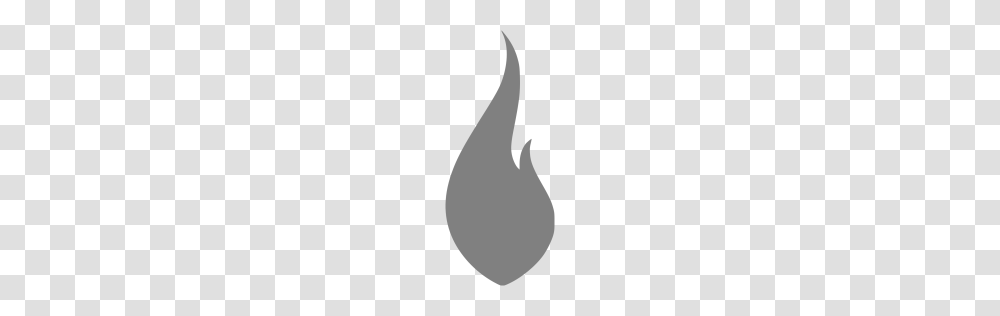 Gray Flame Icon, Concrete Transparent Png