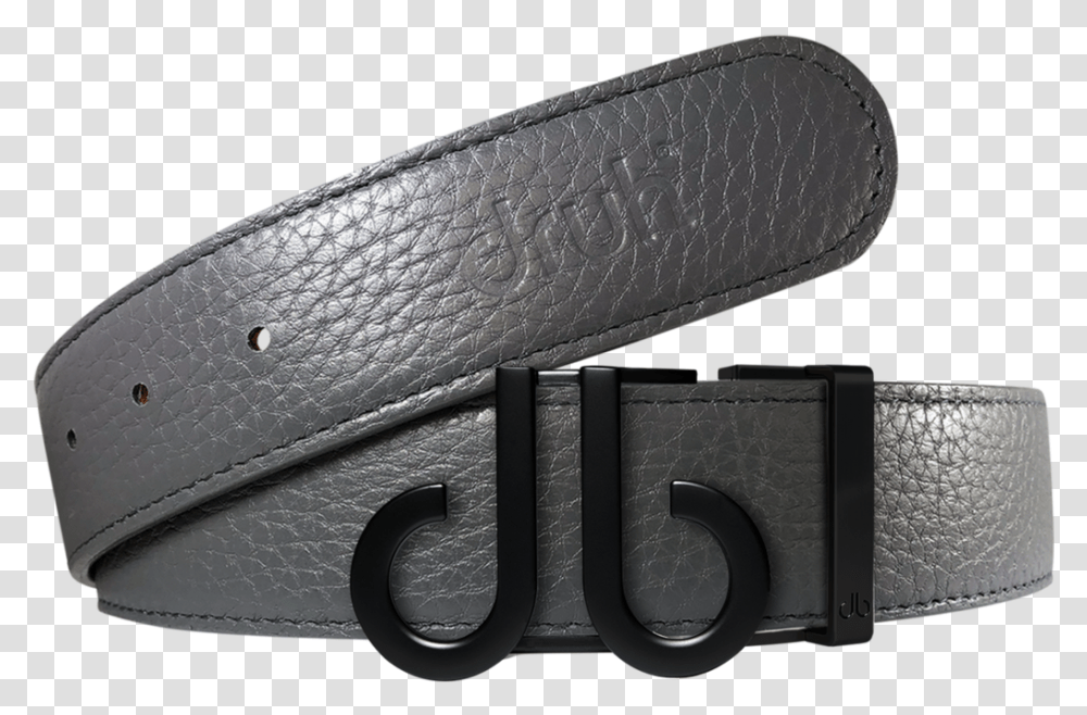 Gray Full Grain Texture Leather Belt With Matte Db, Accessories, Accessory, Buckle Transparent Png
