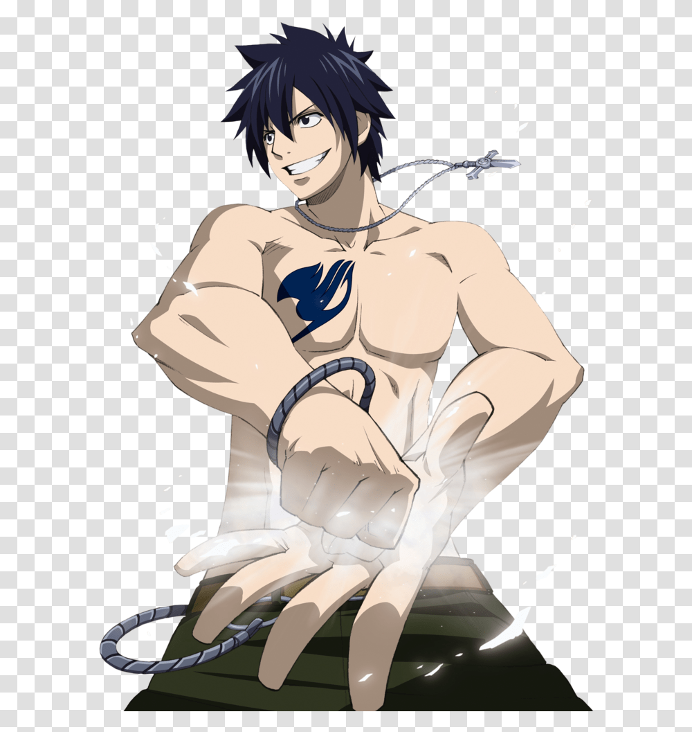 Gray Fullbuster Gray Fullbuster No Background, Person, Human, Comics, Book Transparent Png