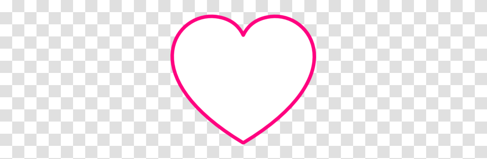 Gray Heart With Pink Outline Clip Art, Balloon, Pillow, Cushion Transparent Png