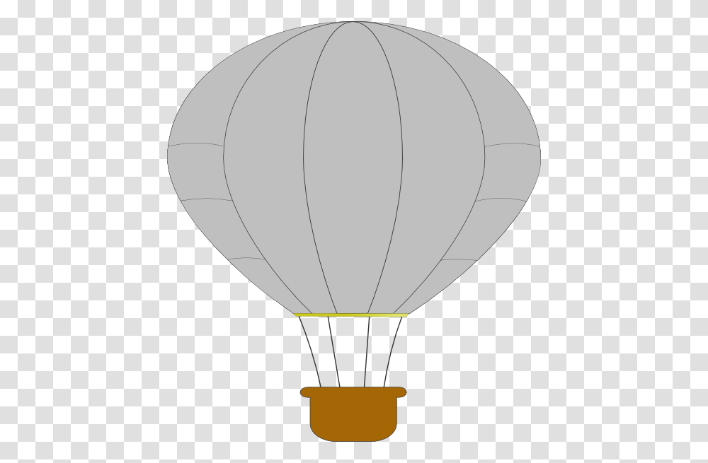 Gray Hot Air Balloon Svg Clip Arts Clip Art Hot Air Balloon Clipart, Aircraft, Vehicle, Transportation, Soccer Ball Transparent Png