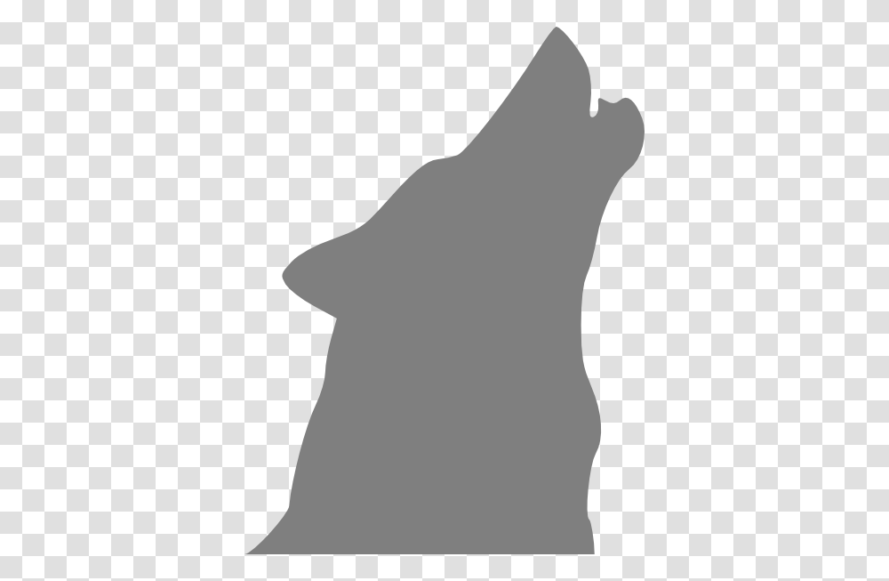 Gray Howling Wolf Clip Arts For Web, Silhouette, Apparel, Stencil Transparent Png