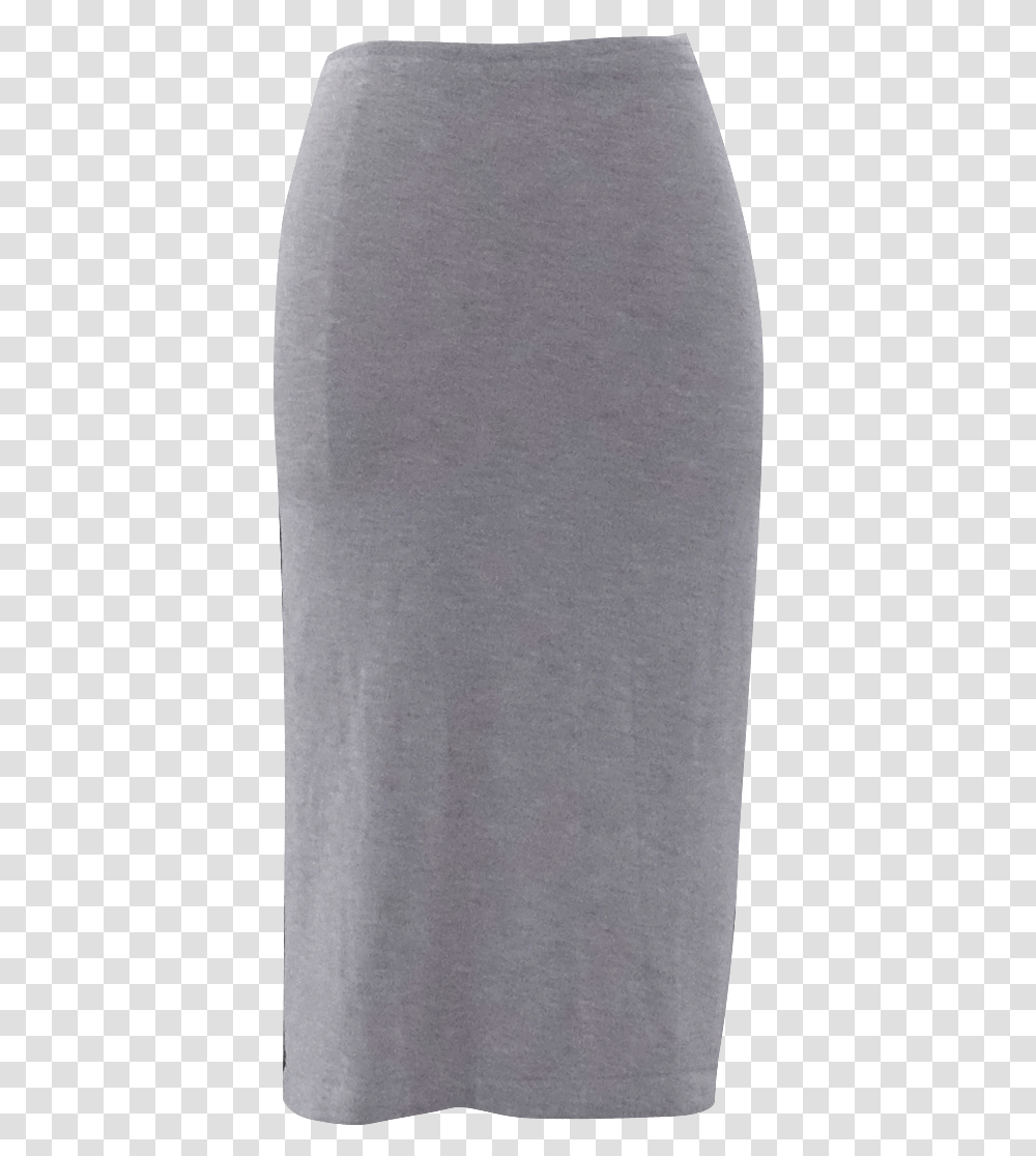 Gray Jersey Pencil Skirt With Side Slit Pencil Skirt, Clothing, Sleeve, Rug, Undershirt Transparent Png