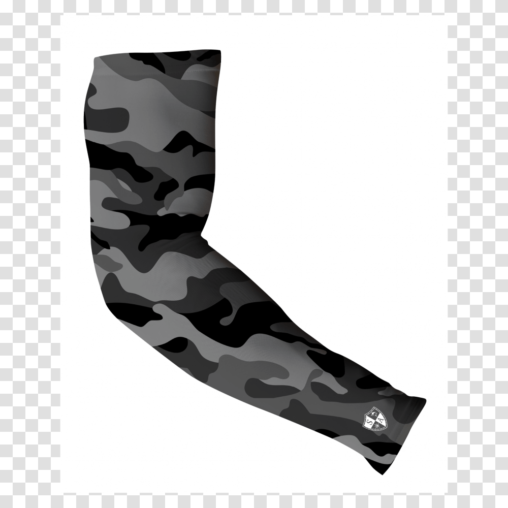 Gray Military Camo Compression Performance Arm Sleeve, Sock, Shoe, Footwear Transparent Png