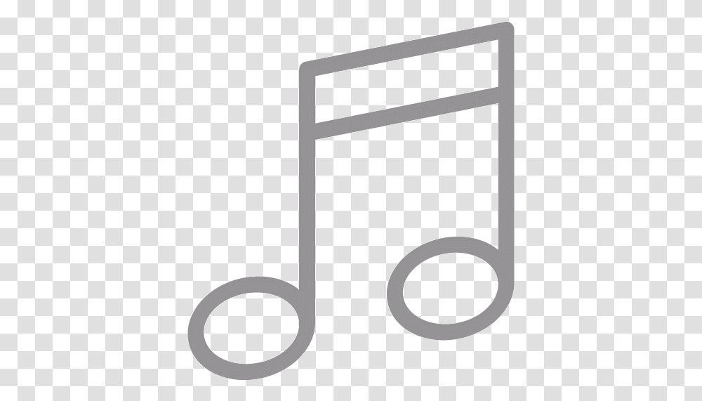Gray Music Note 2 Icon Free Gray Music Note Icons Music Icon Gif, Alphabet, Text, Number, Symbol Transparent Png